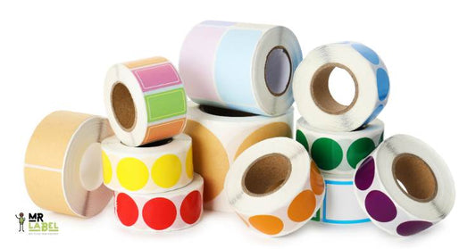 materiale etichette adesive industriali