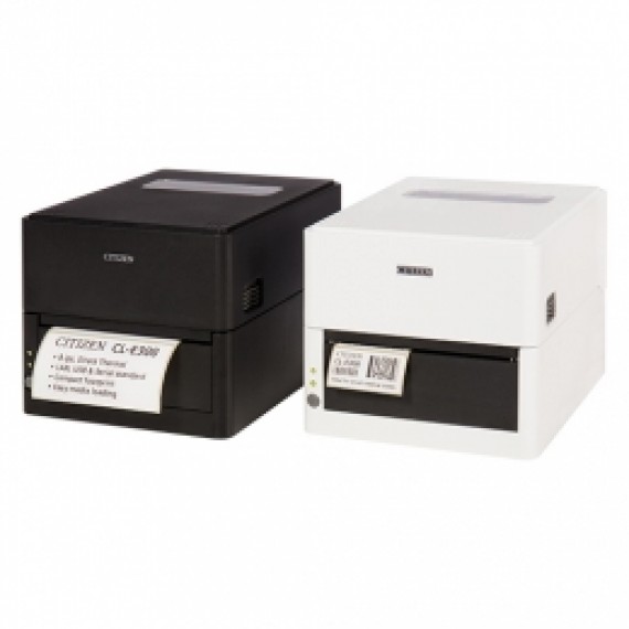 Citizen CL-E300 for labels, 8 punti /mm (203dpi), Cutter, USB, RS232, Ethernet, nero