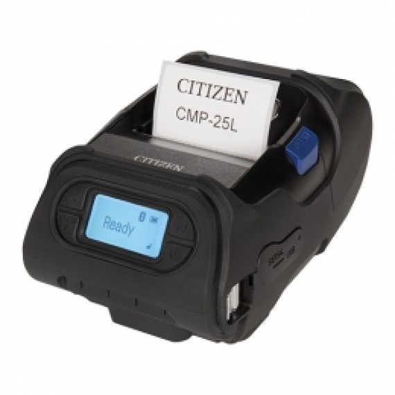 Citizen CMP-25L, USB, RS232, BT, 8 punti /mm (203dpi), Display, ZPL, CPCL