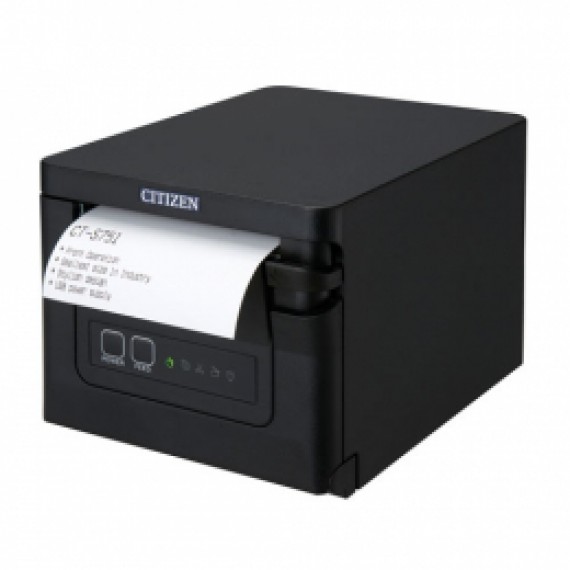 Citizen CT-S751, USB, 8 punti /mm (203dpi), Cutter, nero