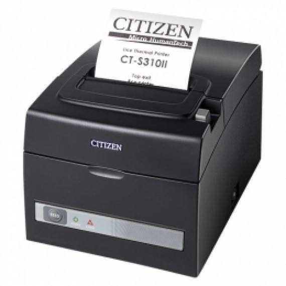 Citizen CT-S310II LAN, Dual-IF, 8 punti /mm (203dpi), Cutter, nero