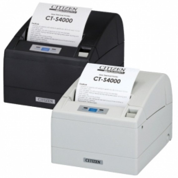 Citizen CT-S4000, USB, 8 punti /mm (203dpi), Cutter, bianco