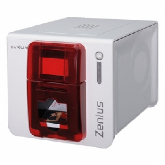 Evolis Zenius Classic GO PACK, unilaterale, 12 punti /mm (300dpi), USB, rosso