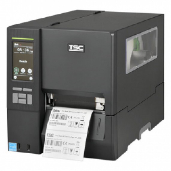 TSC MH341P, 12 punti /mm (300dpi), Rewinder, Disp., RTC, USB, RS232, Ethernet